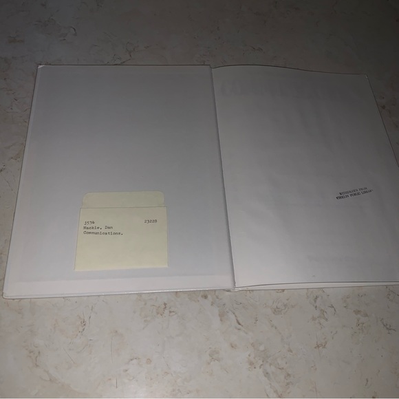 Dan Mackie CHP Technology Series Communications Book Vintage 1987 Hardcover - Picture 6 of 8